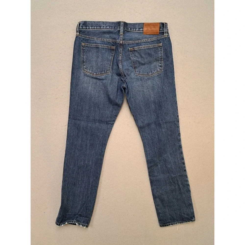 J Crew Pants Mens Blue Denim Jeans Style 770 Straight Men 34x32 (Measures 36x31)